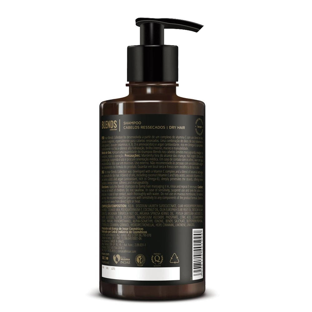 Shampoo Inoar Coleção Blends 300Ml