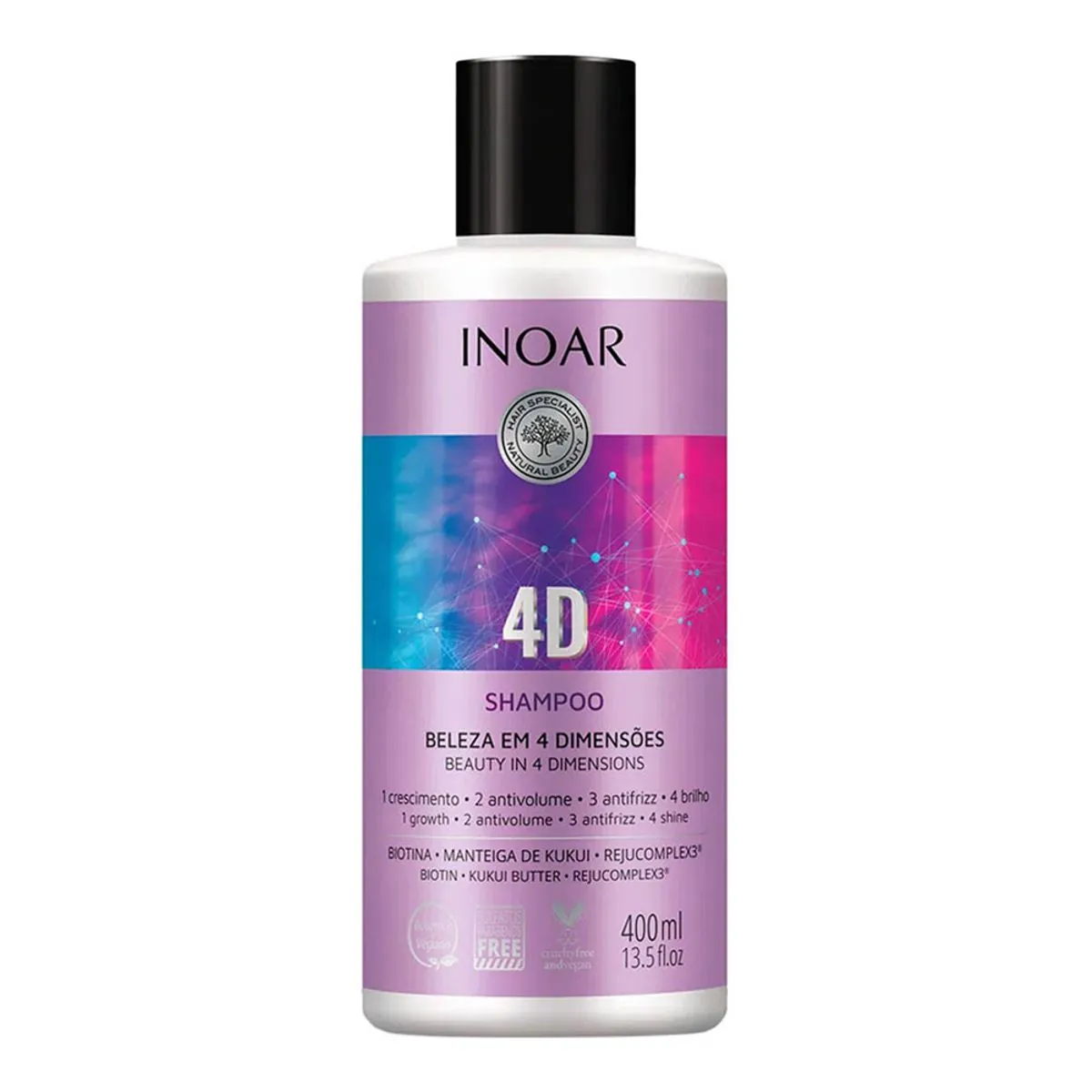 Inoar 4D - Shampoo 400ml