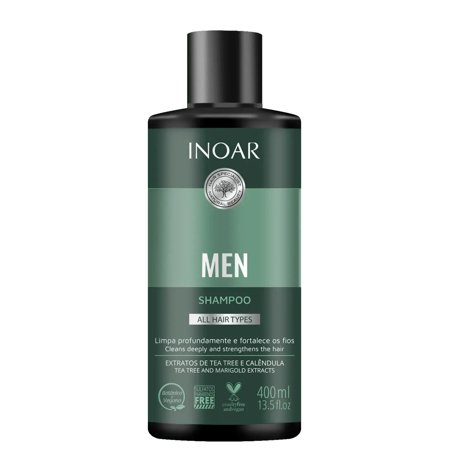 Inoar Men Shampoo 3x1 400 Ml Lote: 10613319 Valid.: 30/08/2022