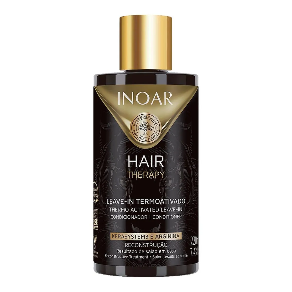 Leave In Termoativado Inoar Hair Therapy Frasco 220ml
