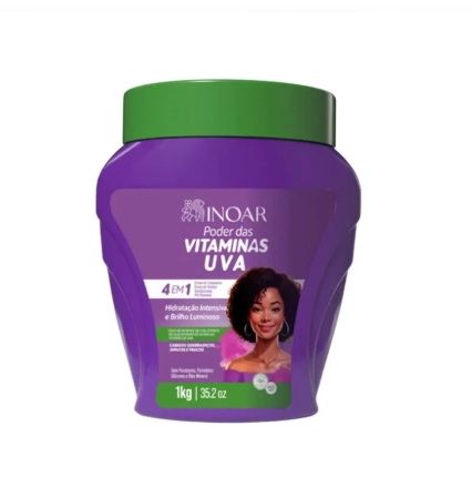 Cr Trat 4 Em 1 Inoar 1kg Poder Das Vitaminas Uva