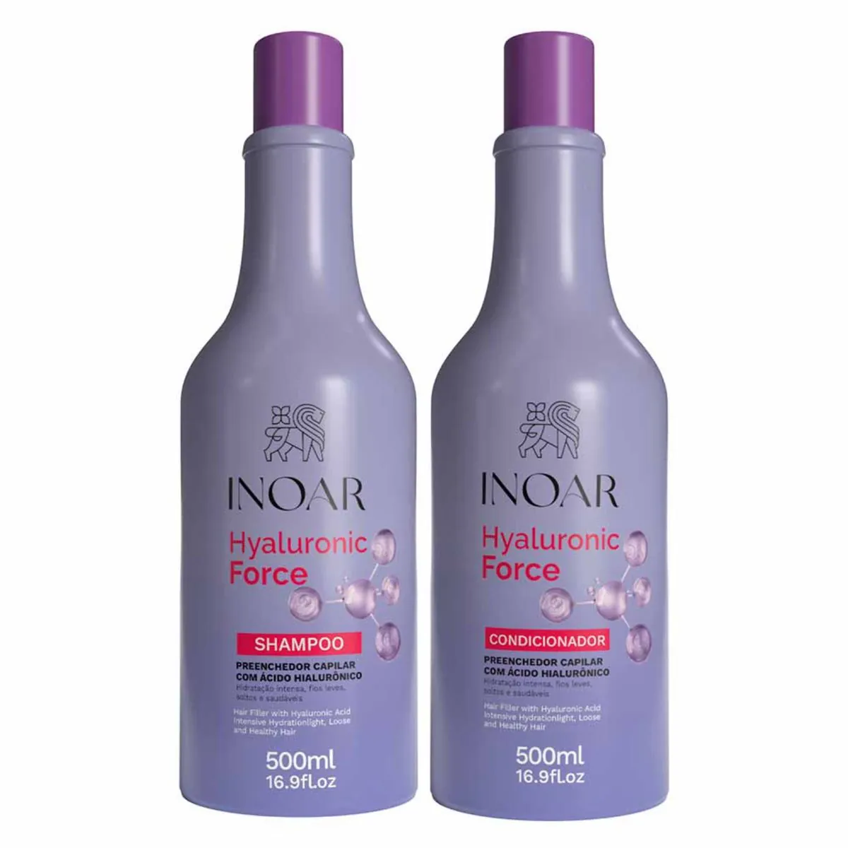 Kit Sh Cond Inoar 500ml Hyaluronic