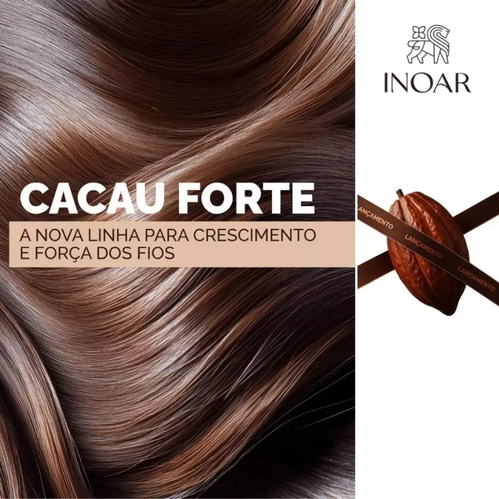 Sh Cond Inoar 800ml Cacau Forte