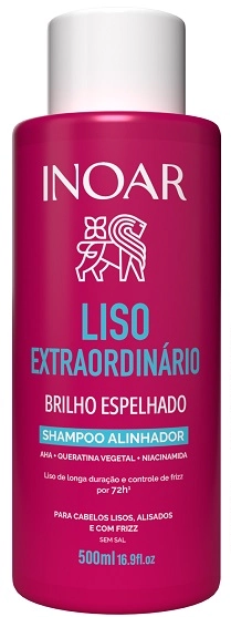 Shampoo Inoar Liso Extraordinario 500ml
