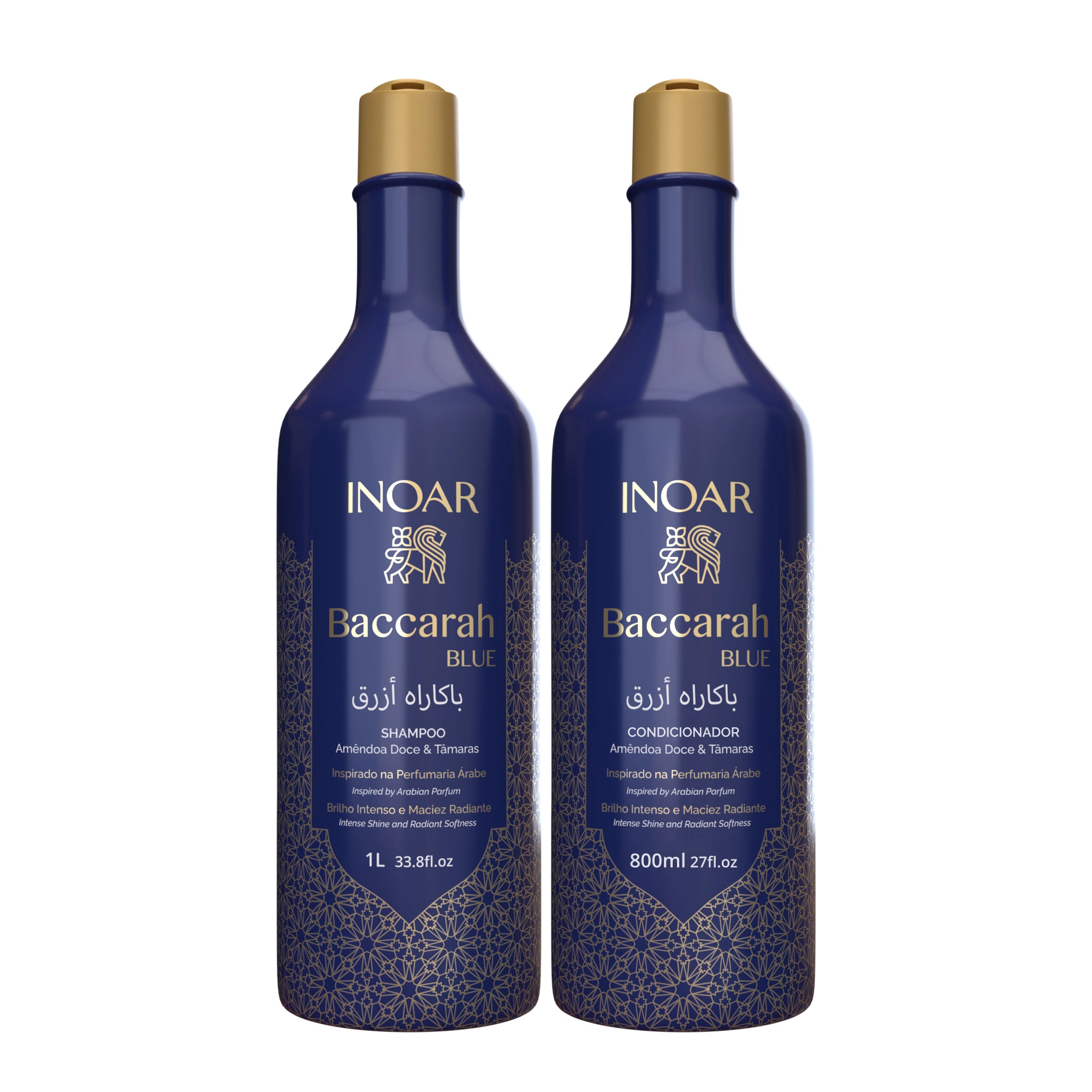 Kit Inoar Sh 1l Cond 800ml Baccarah Blue