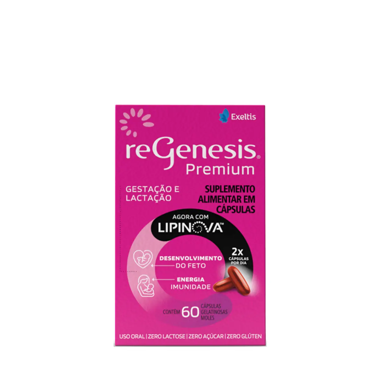 Suplementos Alimentar Regenesis Premium Lipinova 60 Capsulas