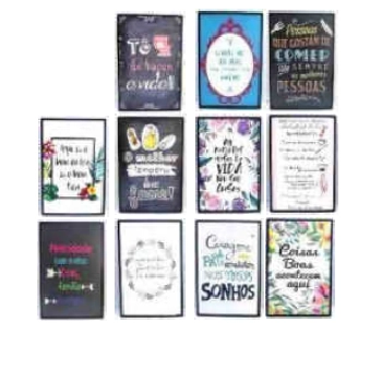 Quadro Plastico Sort. 20x30cm Ref.bf2440 Bazar Des