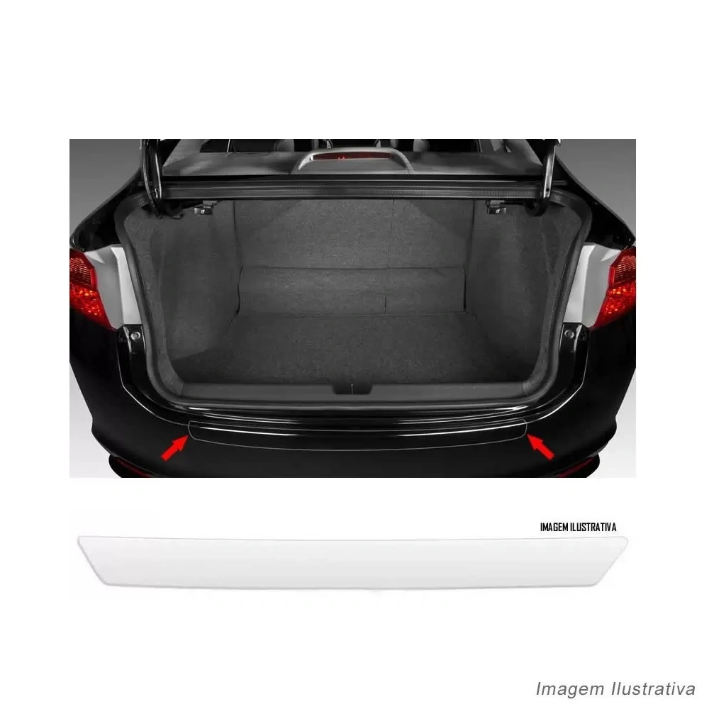 Adesivo Protetor de Porta-Malas Incolor HONDA CITY - NP ADESIVOS 2625