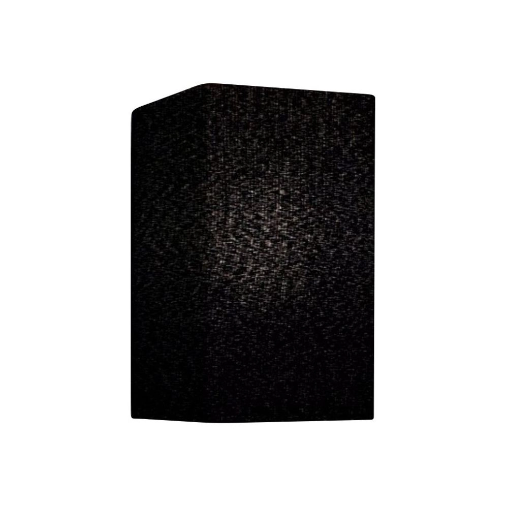 Arandela Retangular Retro Md-2002 Cúpula Em Tecido 25/16x10cm Preto - Bivolt