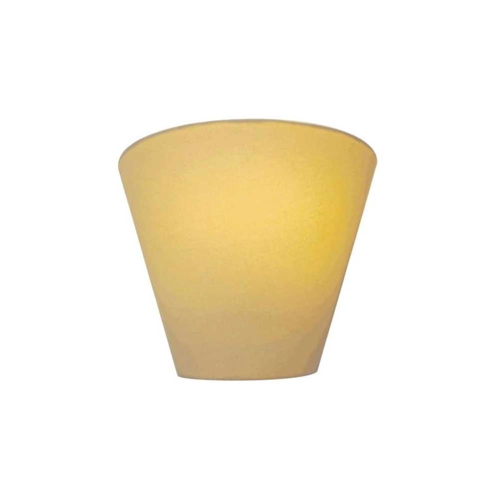 Arandela Retro Cone Md-2001 Cúpula Em Tecido 25/26x13cm Algodão Crú - Bivolt