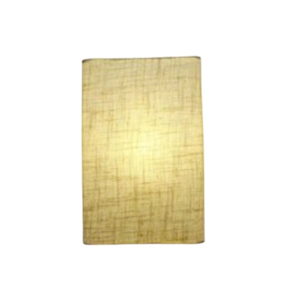 Arandela Retangular Retro Md-2029 Cúpula Em Tecido 18x10x30cm Rustico Bege - Bivolt