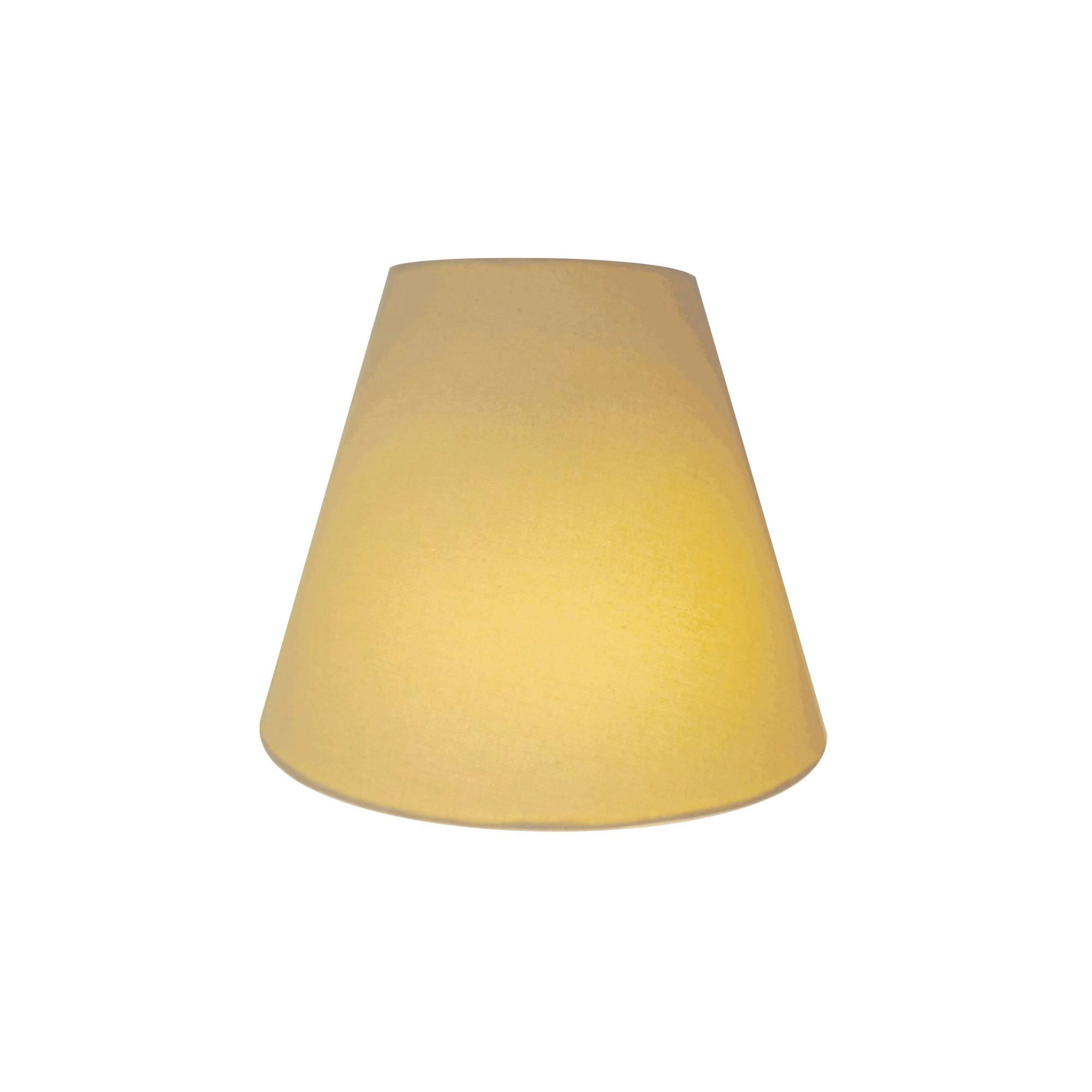 Arandela Retro Cone Vivare Md-2001 Cúpula Em Tecido 25/26x13cm - Bivolt - Algodão-crú - 127/220v