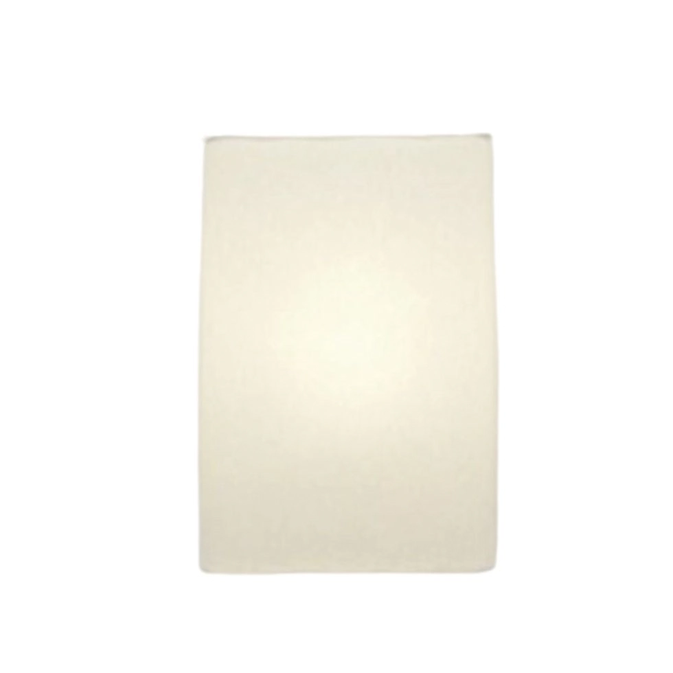 Arandela Retangular Retro Vivare Md-2029 Cúpula Em Tecido 18x10x30cm - Bivolt - Branco - 127/220v