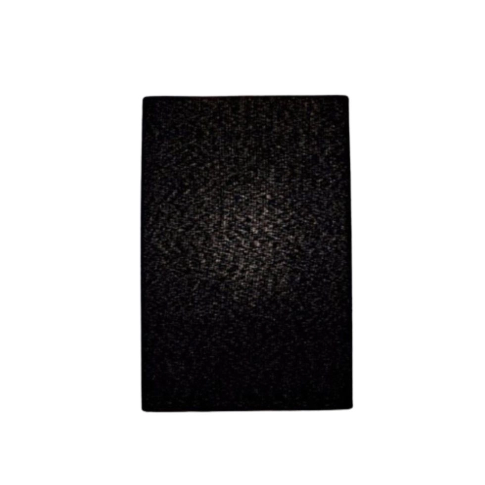 Arandela Retangular Retro Vivare Md-2029 Cúpula Em Tecido 18x10x30cm - Bivolt - Preto - 127/220v