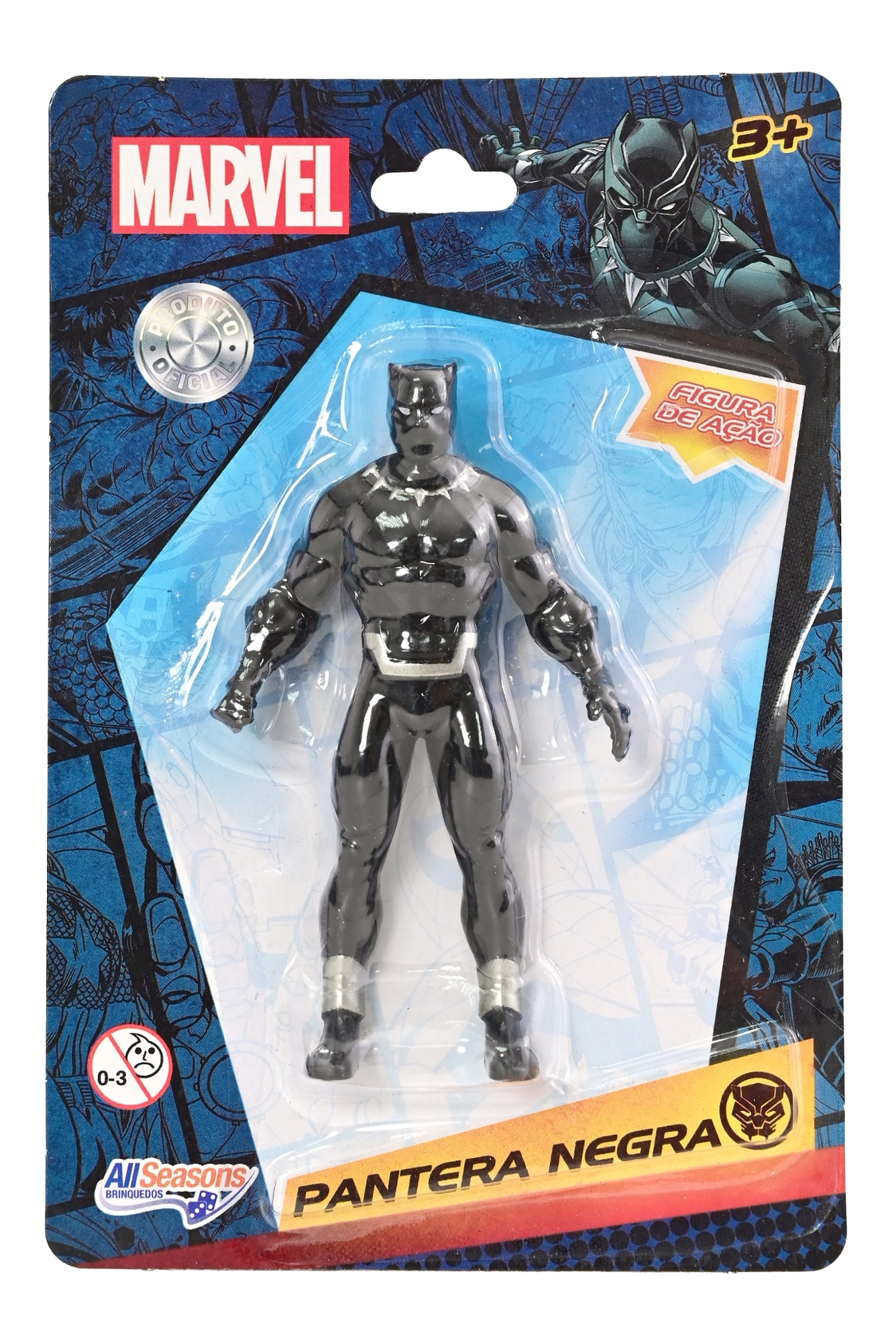 Boneco Marvel Pantera Negra All Seasons 9.5cm 892113 Semann