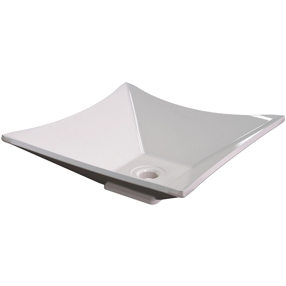 Cuba De Apoio Para Banheiro Quadrada C01 Lux L34 Bege - Lyam Decor