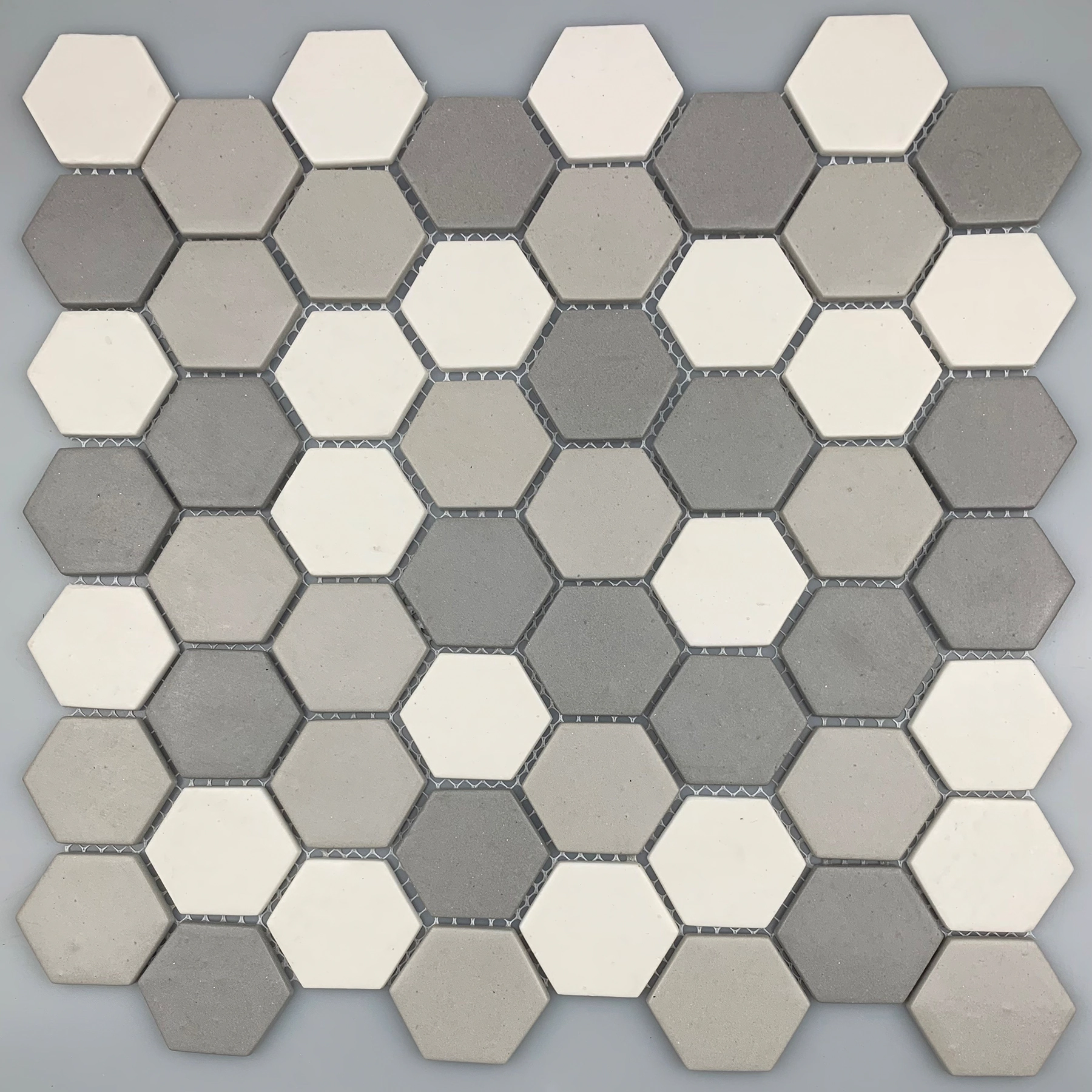 Pastilha Eco Hexagonal Cinza Claro 26x31cm Van Gogh