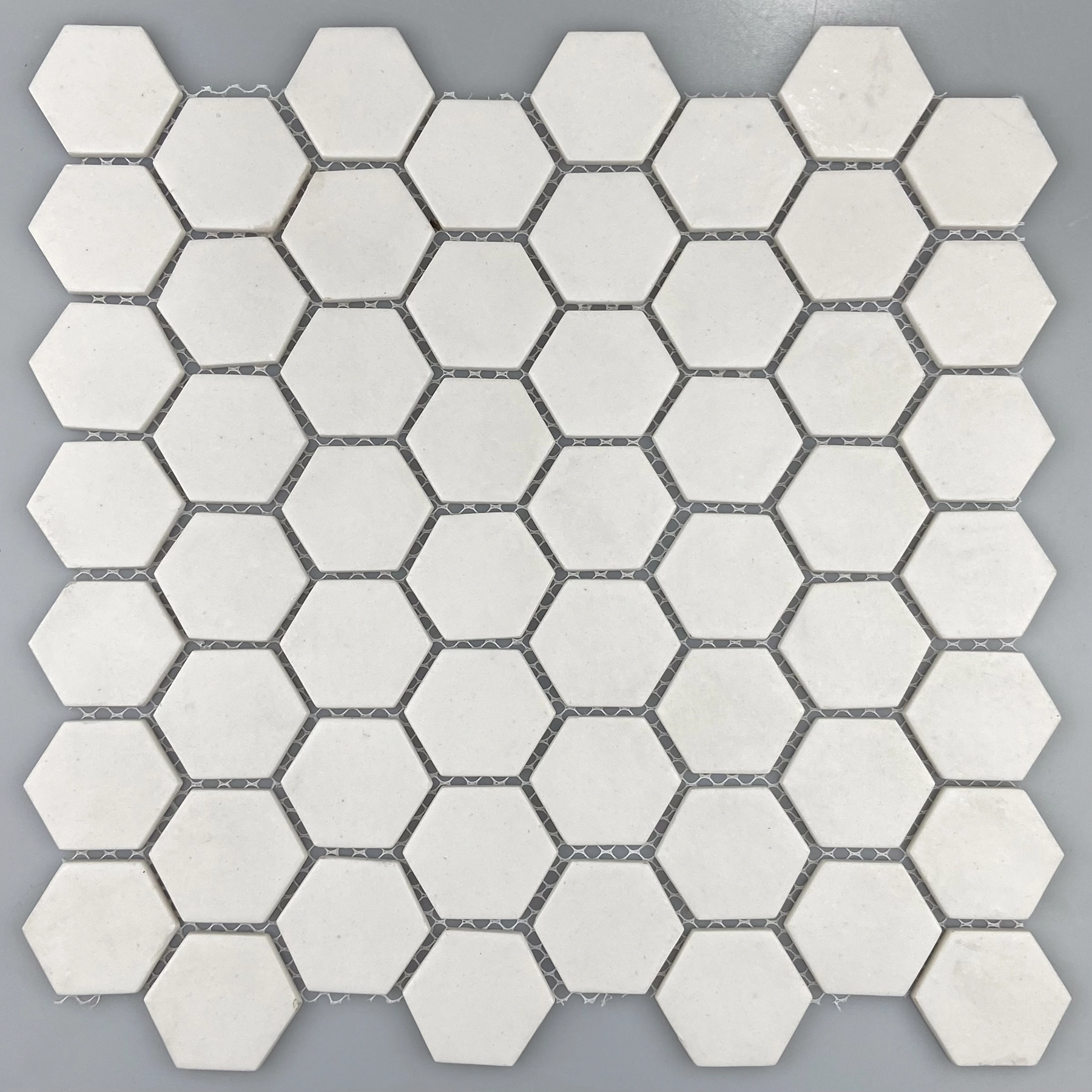 Pastilha Eco Hexagonal Branco Neve 26x31cm Van Gogh