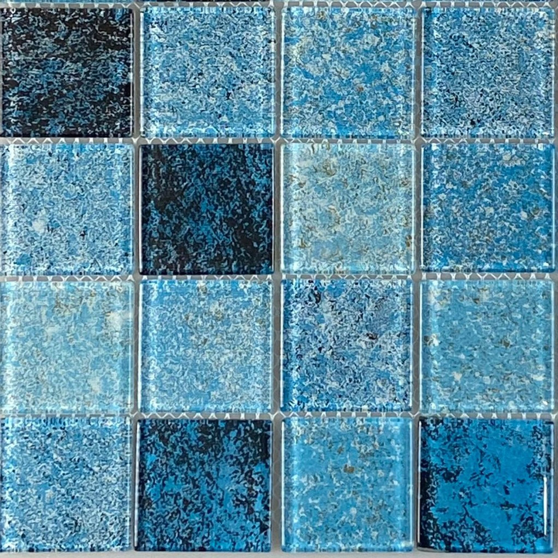 Pastilha de Vidro Surf Acqua 7,5x7,5cm Van Gogh