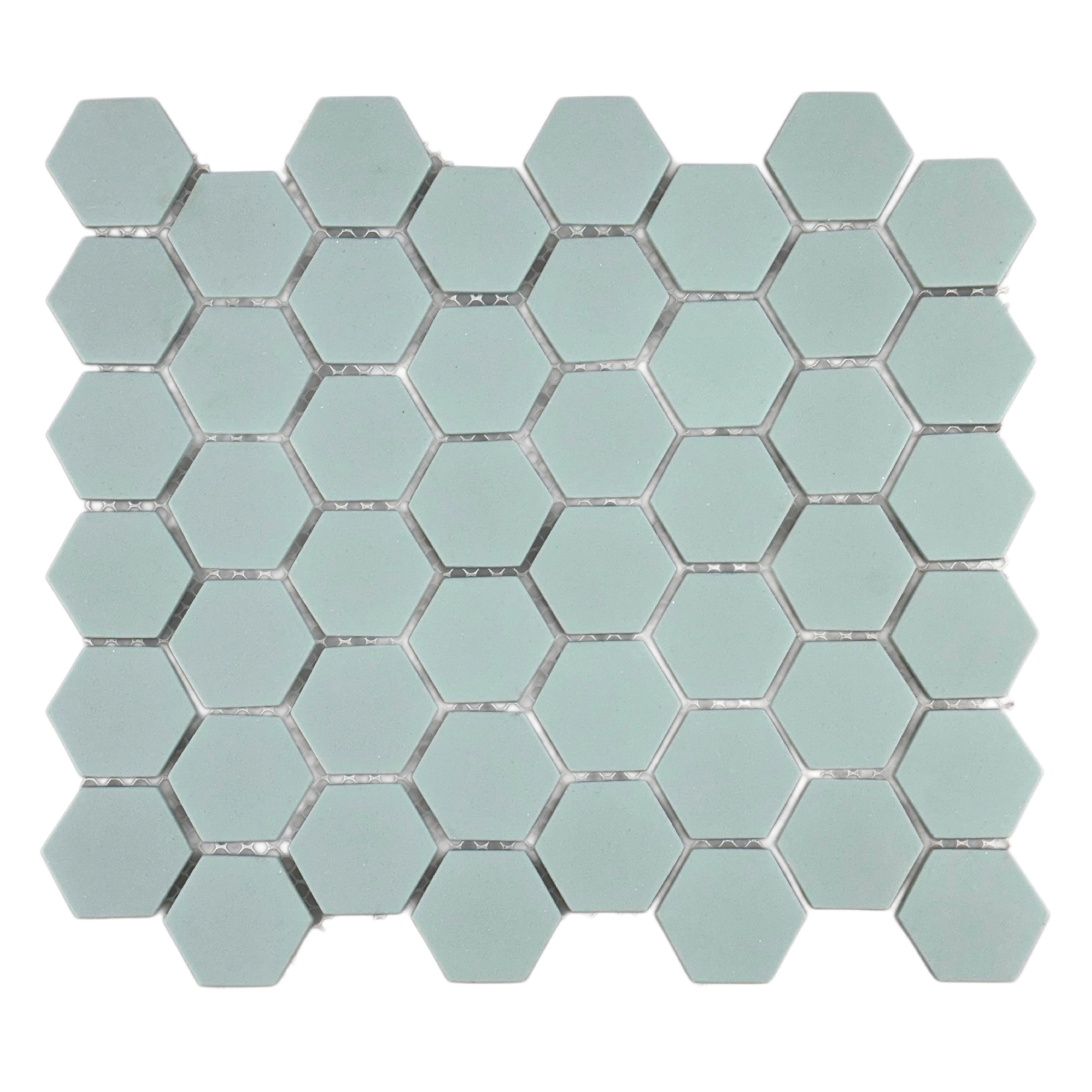 Revestimento Verde Fosco 4,2x4,8cm Ecologic Hexagon Van Gogh Caixa com 11 Unidades