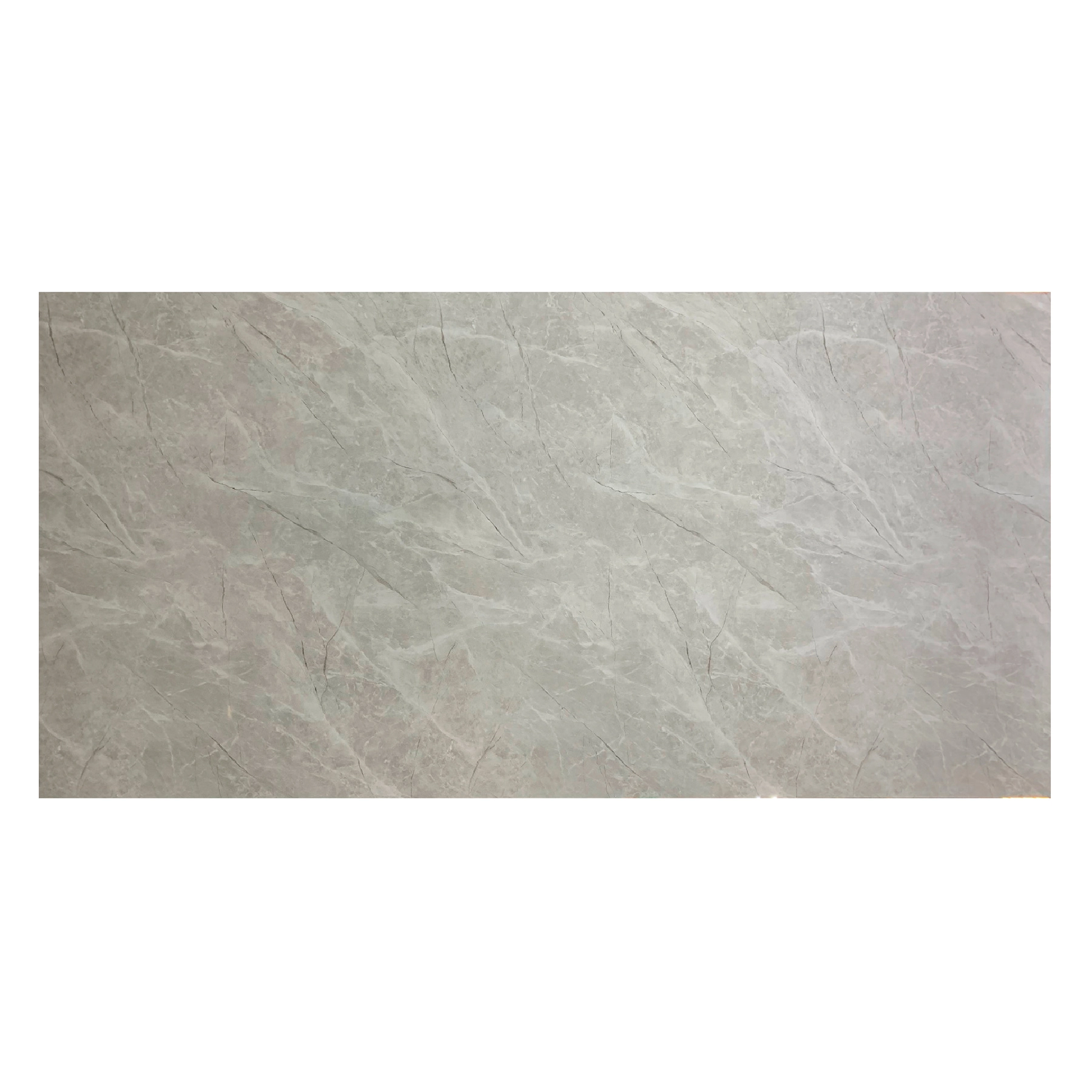 Revestimento Flexível Brilhante Borda Reta 122x244cm Super Lastra SPC Royal Light Gray Van Gogh