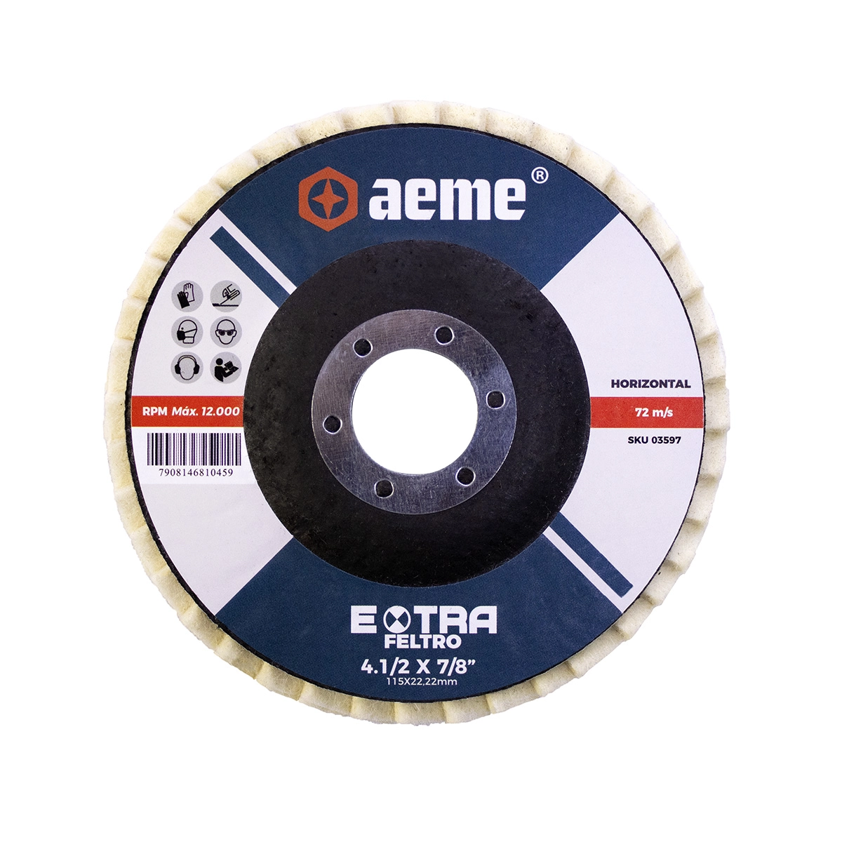 Disco Flap Aeme Extra Horizontal 4.1/2x7/8 (115x22.22)
