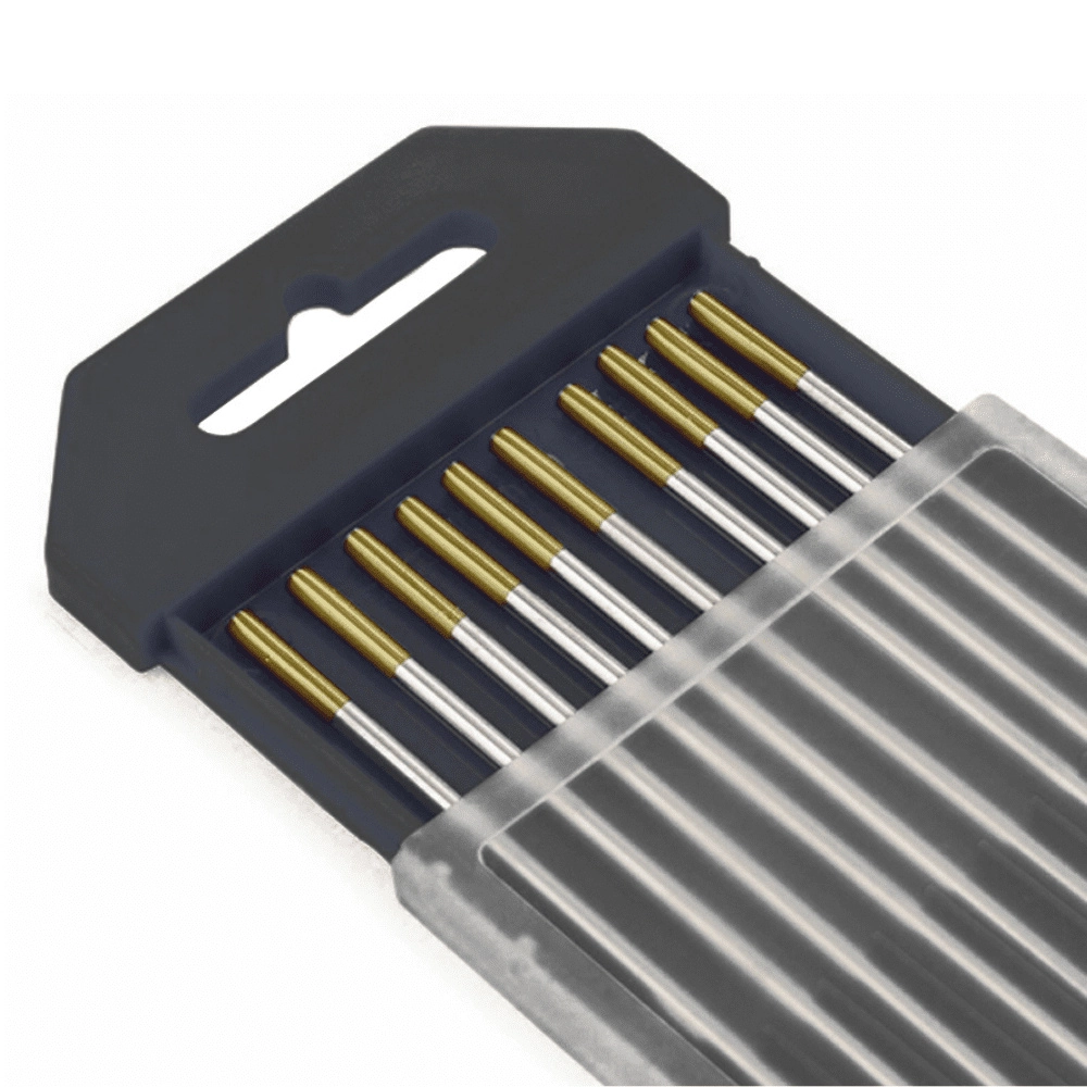 Eletrodo Tungstênio Lantânio Dourado Ewla-1.5 - 3.2mmx150mm (1/8x6) 10 Unidades