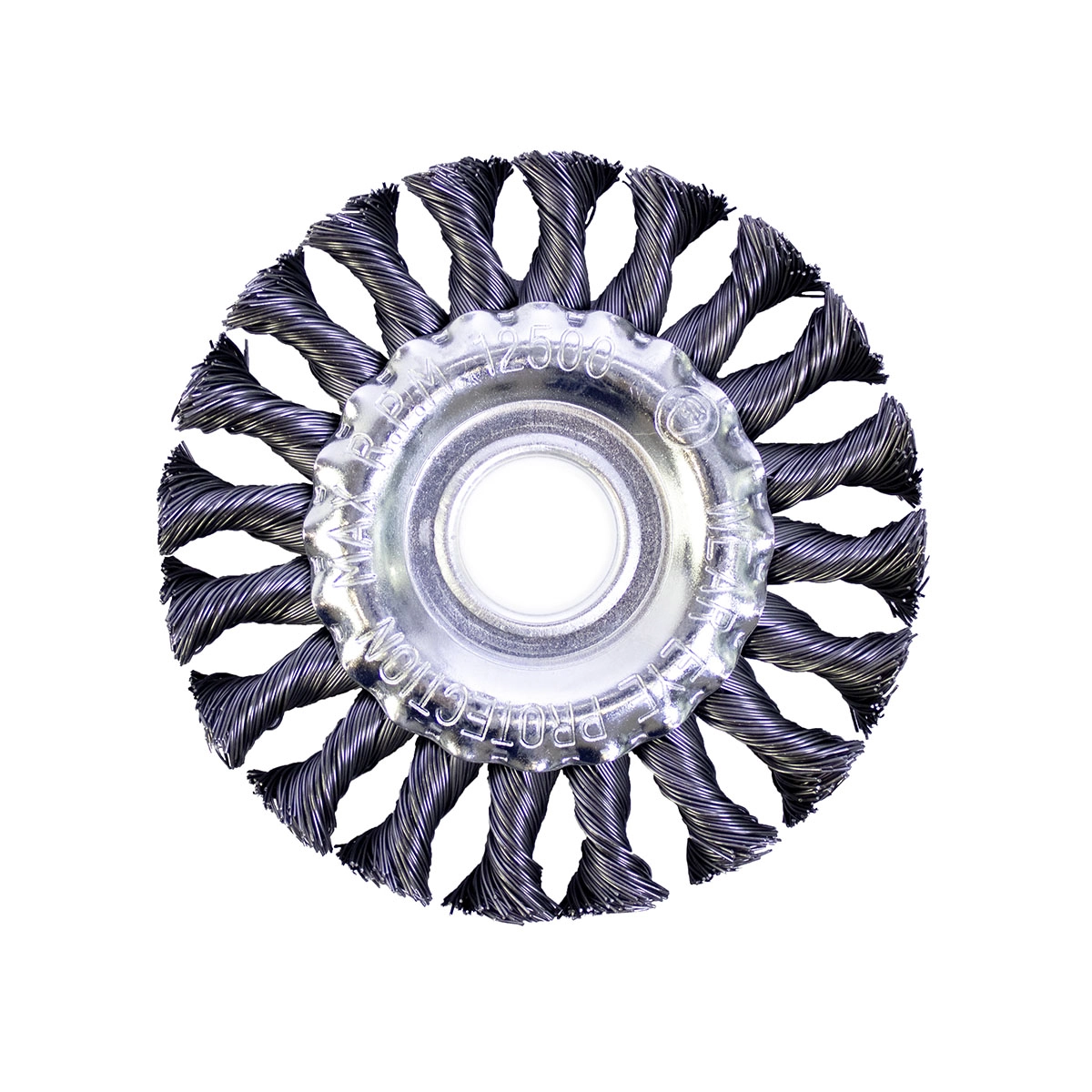 Escova Aço Circular Trançada Aeme 6x1/2x7/8 (150x12.7x22.22)