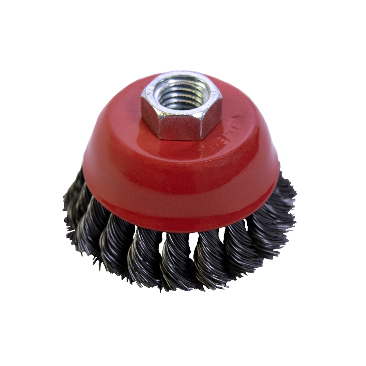 Escova Copo Trançada Aeme 3 Pol (75mm) Rosca 5/8