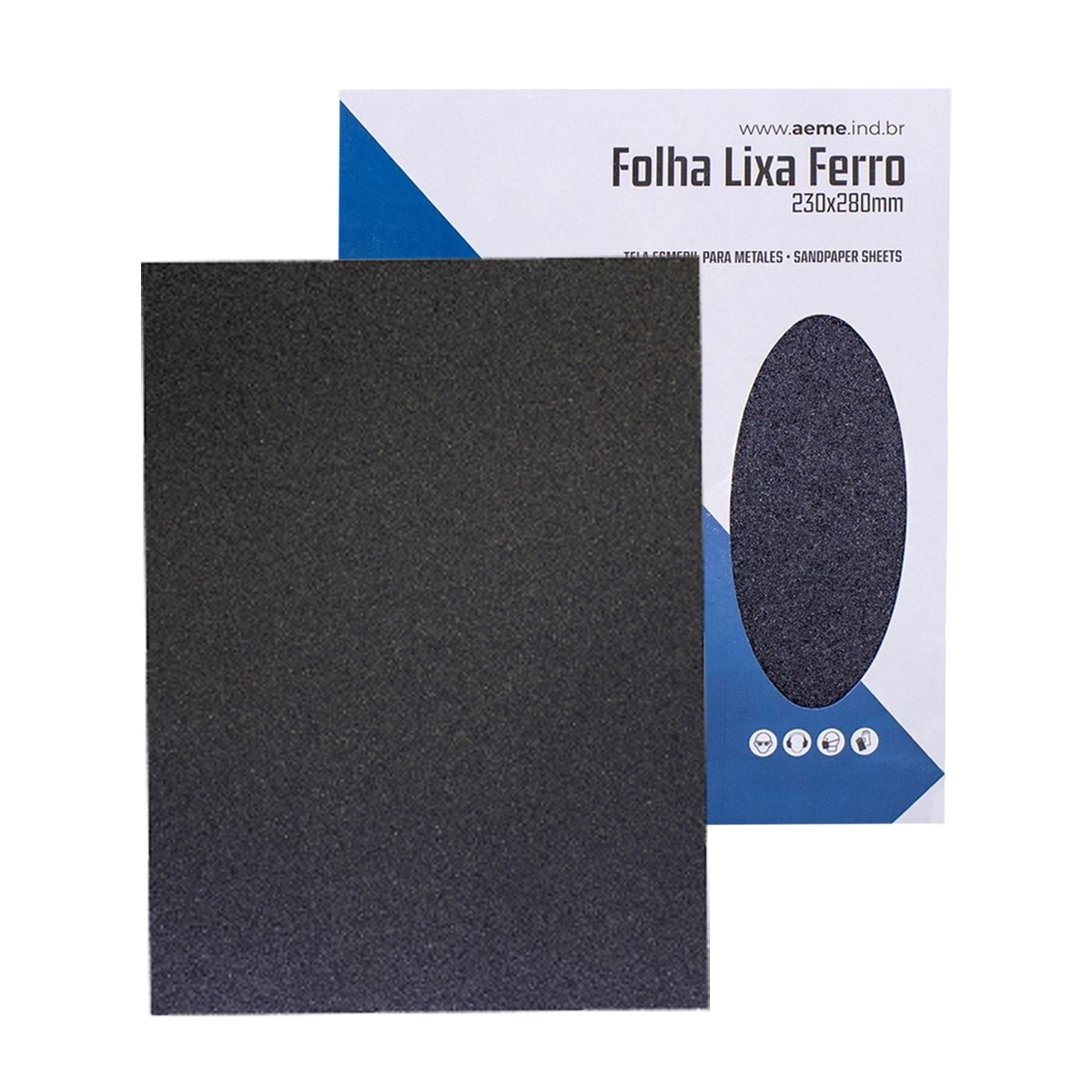 Folha De Lixa Ferro Aeme 230x280mm Unitário - 180
