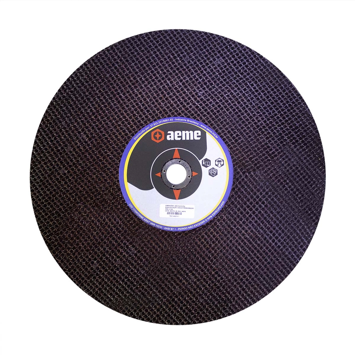 Disco Rebarbação Aeme Dcff 533 16x1/4x1 (406x6.4x25.4) A24r5bf41