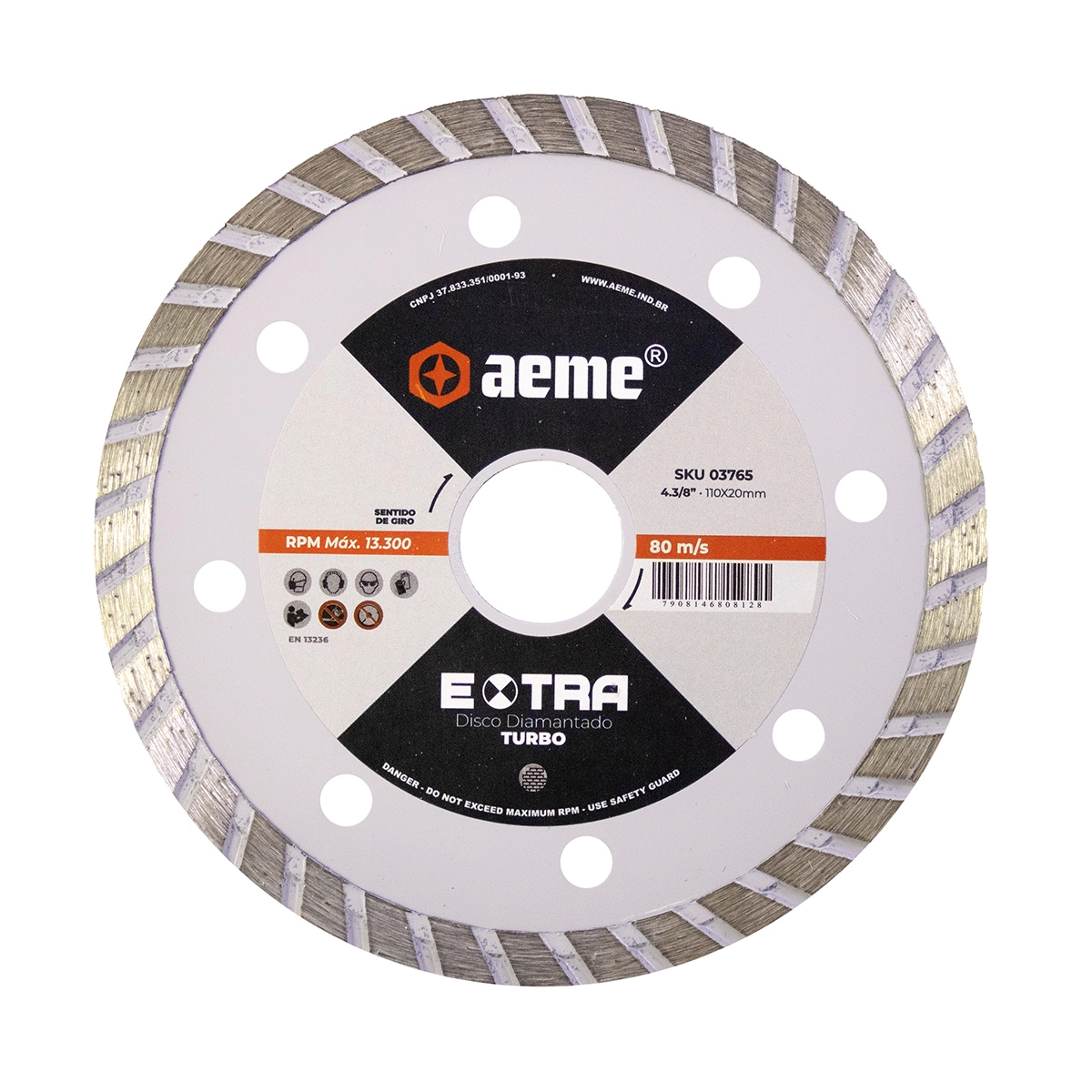 Disco Diamantado Aeme Extra Turbo 4.3/8x20mm