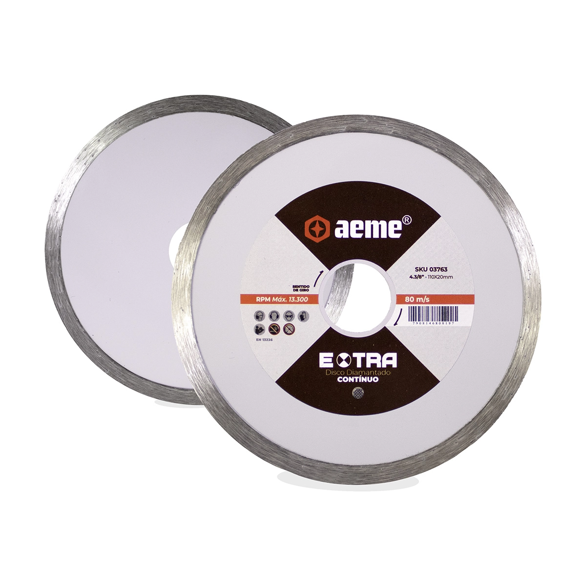 Disco Diamantado Aeme Extra Contínuo 4.3/8x20mm