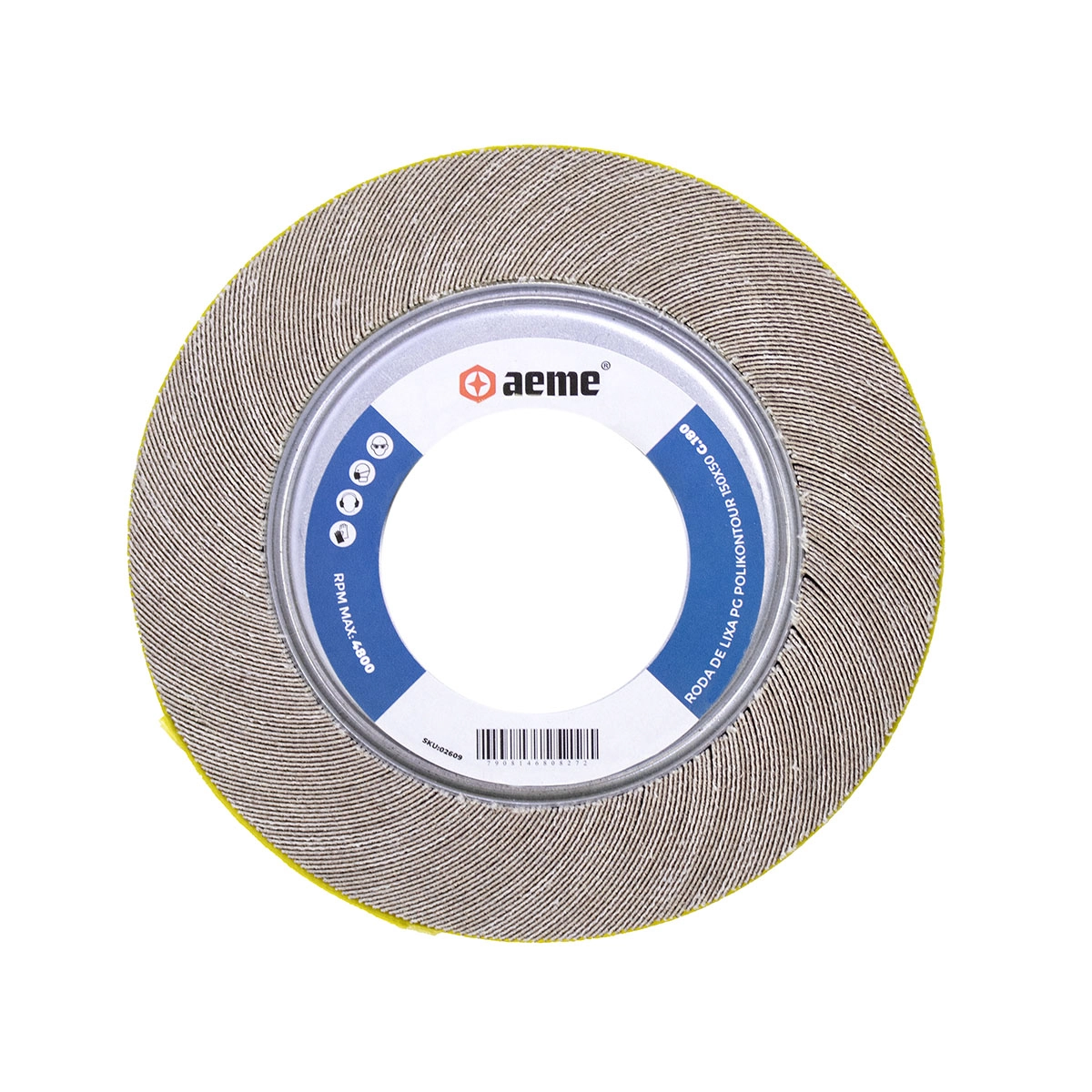 Roda De Lixa Pg Polikontour 150x50 - 180