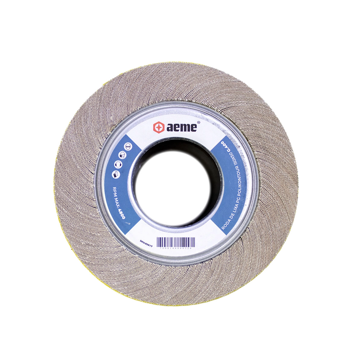 Roda De Lixa Pg Polikontour 150x50 - 400