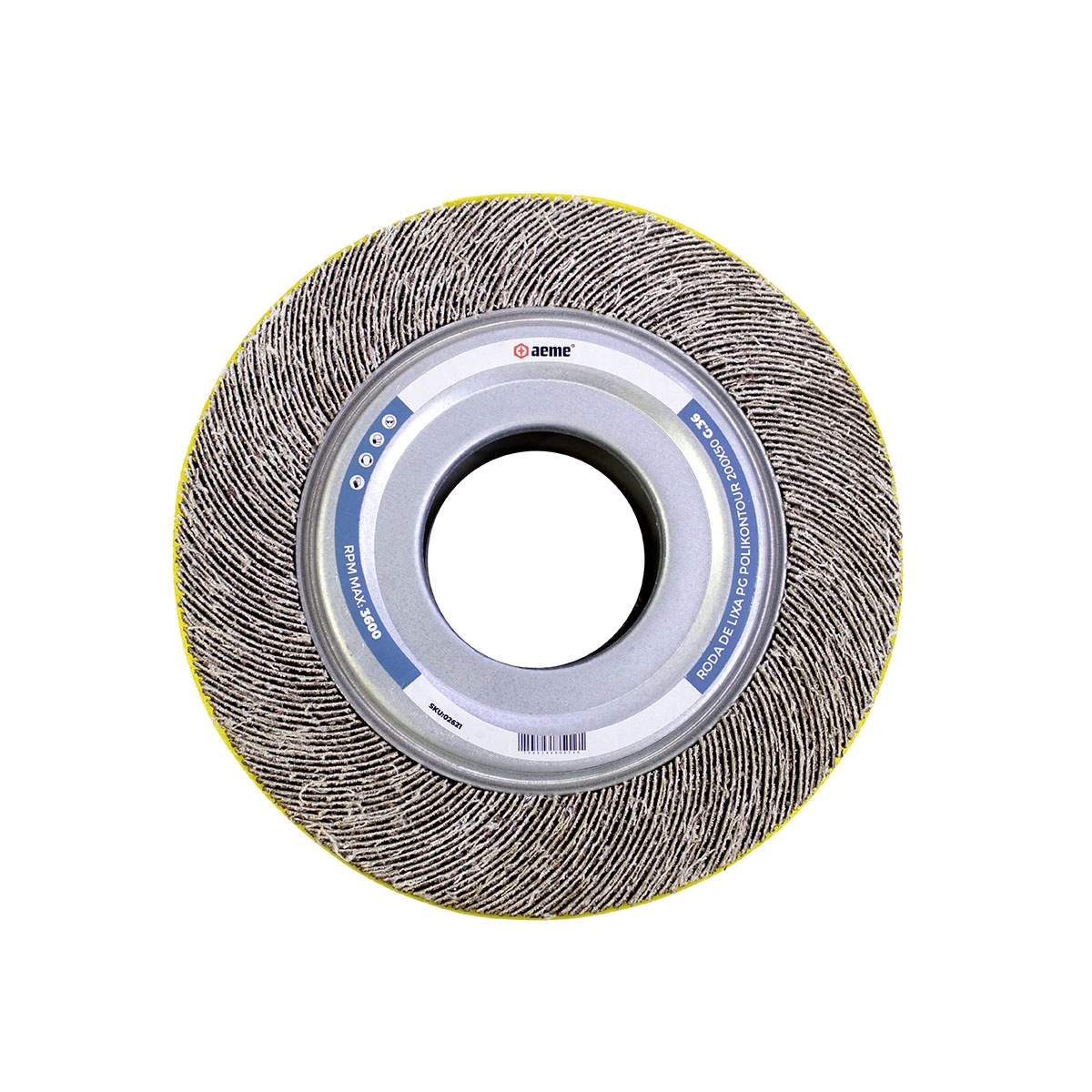 Roda De Lixa Pg Polikontour 200x50 - 36