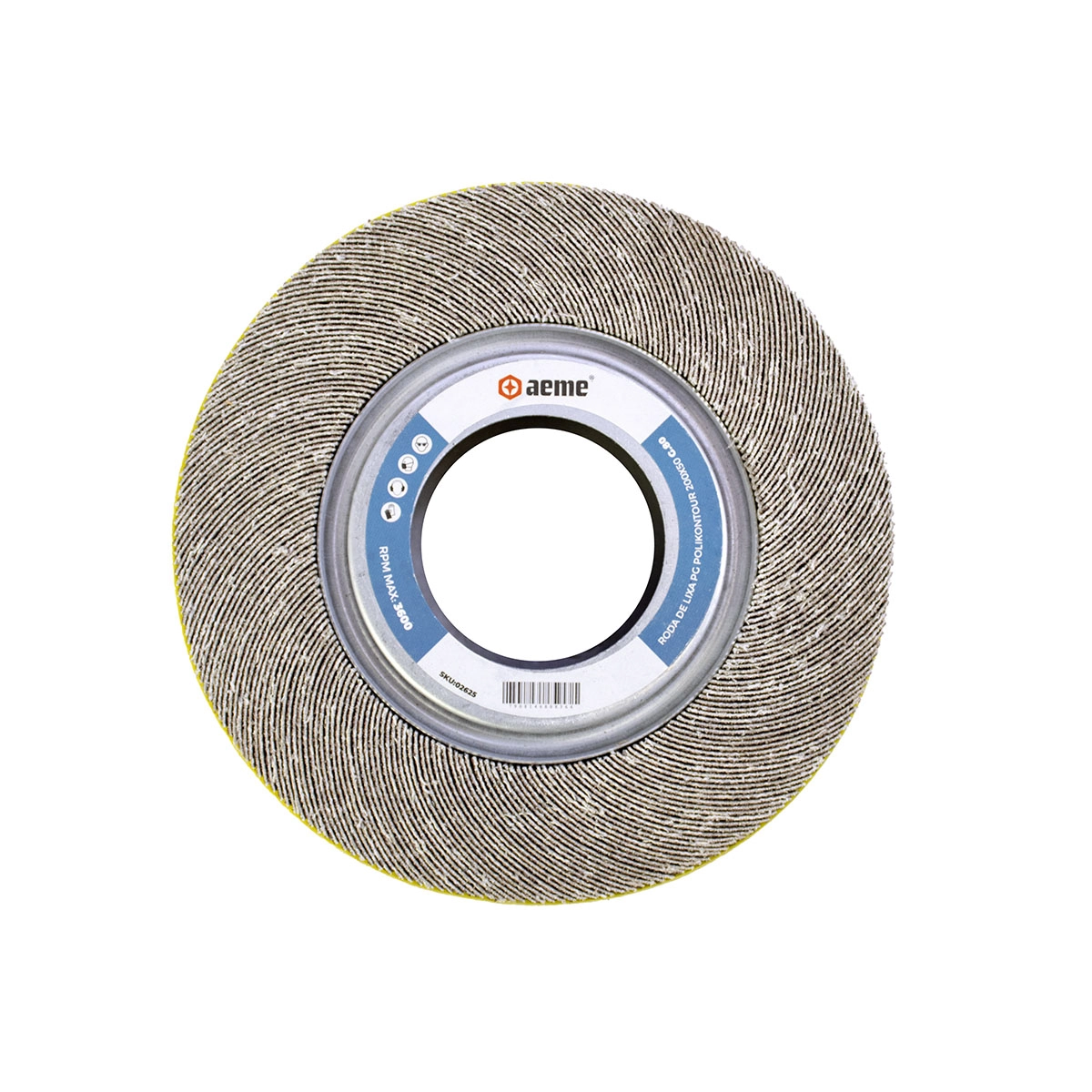 Roda De Lixa Pg Polikontour 200x50 - 80