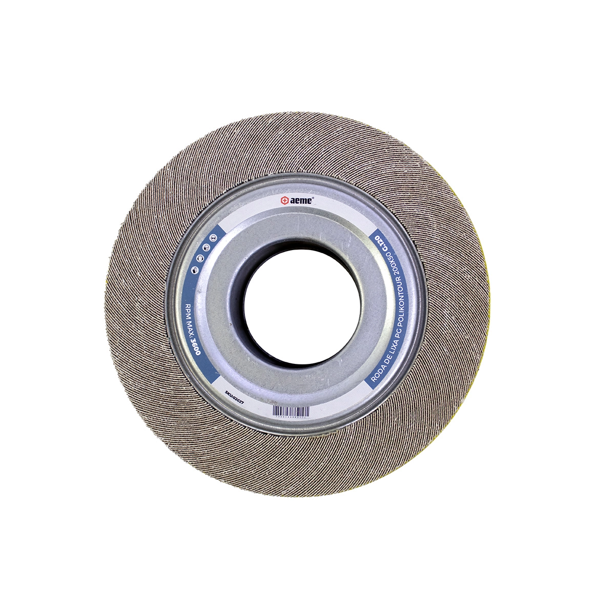 Roda De Lixa Pg Polikontour 200x50 - 120