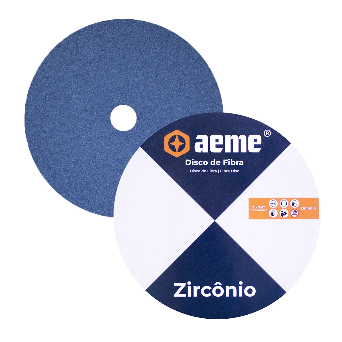 Disco Lixa Aeme Zircônio Extra 7" (180mmx22mm) - 60