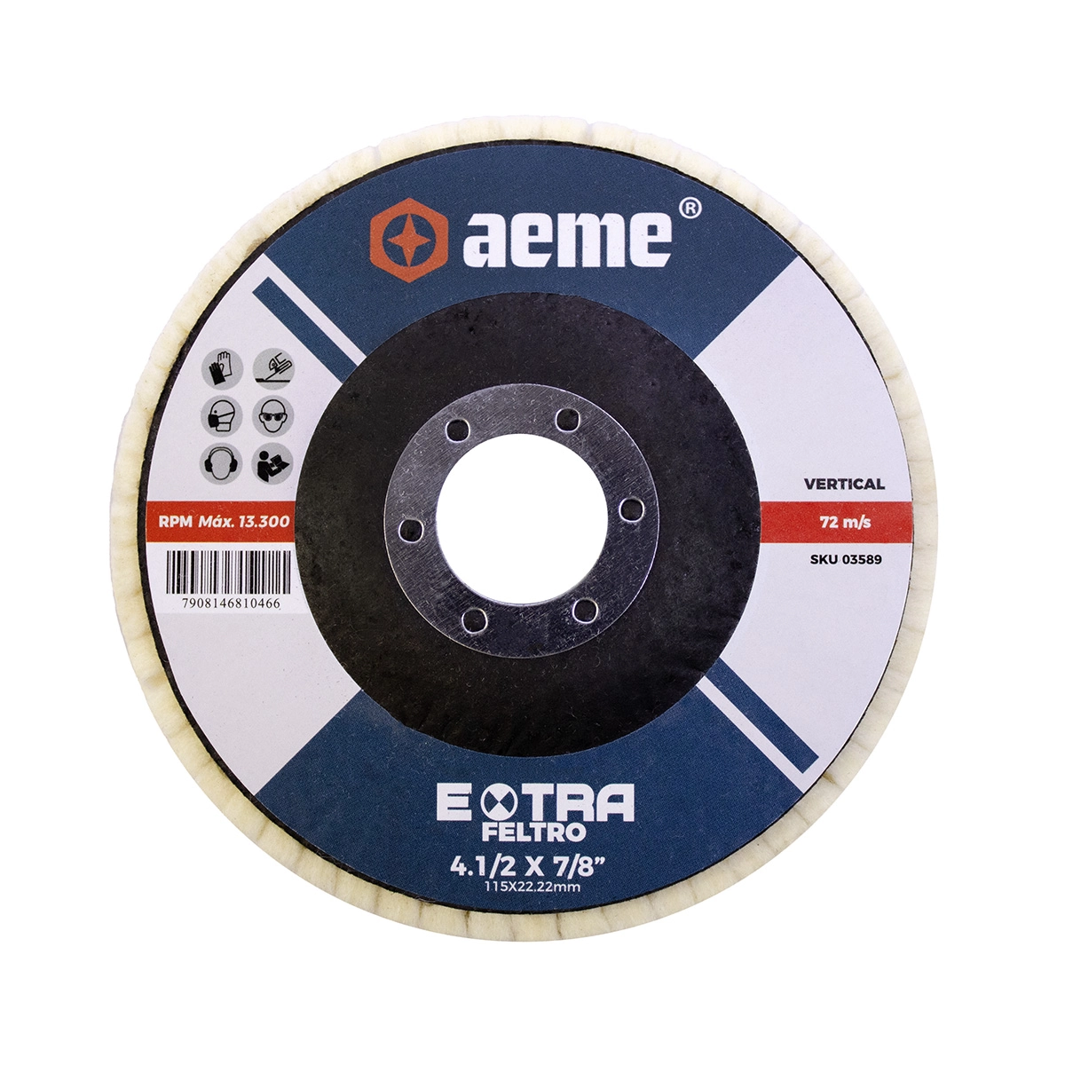 Disco Flap Aeme Extra Vertical 4.1/2x7/8 (115x22.22)