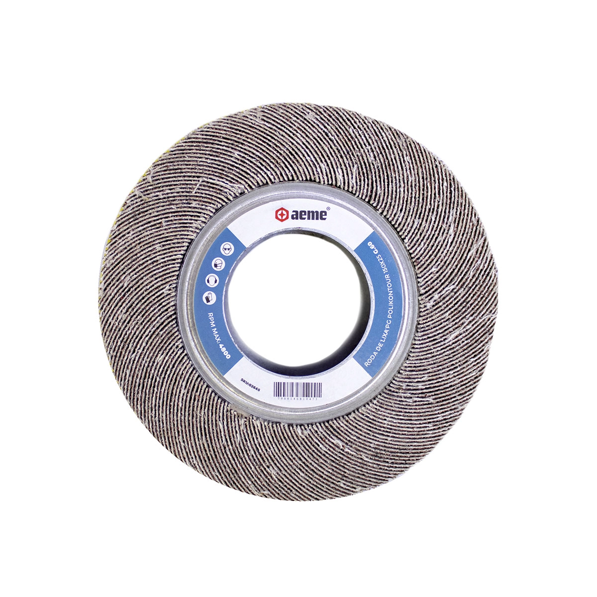 Roda De Lixa Pg Polikontour 150x25x46 - 60