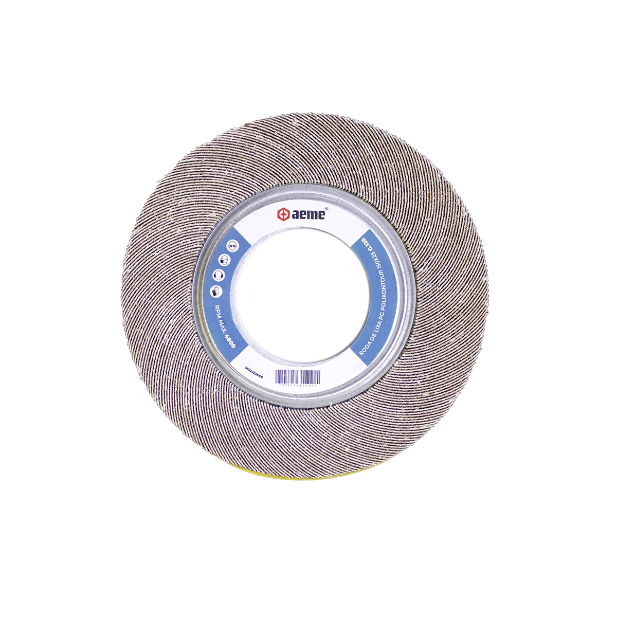 Roda De Lixa Pg Polikontour 150x25x46 - 120
