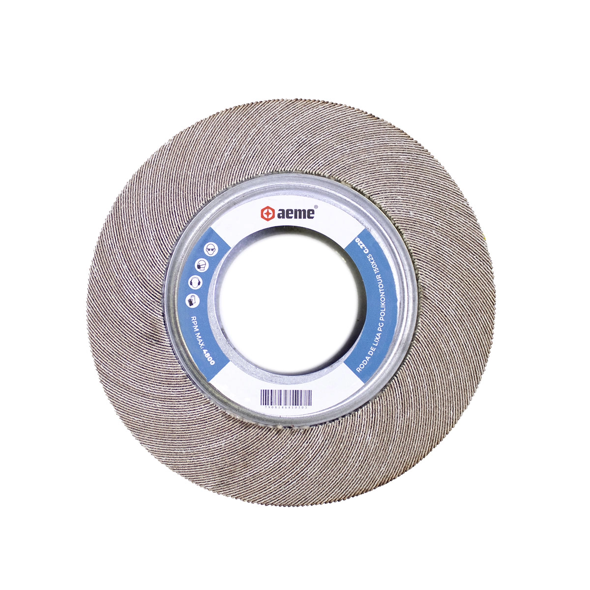 Roda De Lixa Pg Polikontour 150x25x46 - 220