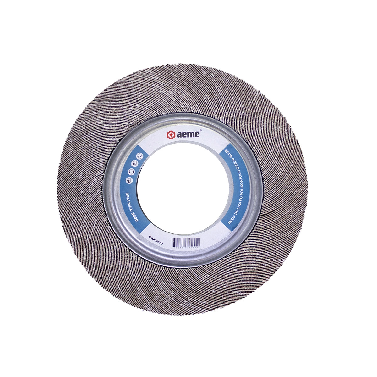 Roda De Lixa Pg Polikontour 200x36x58 - 120