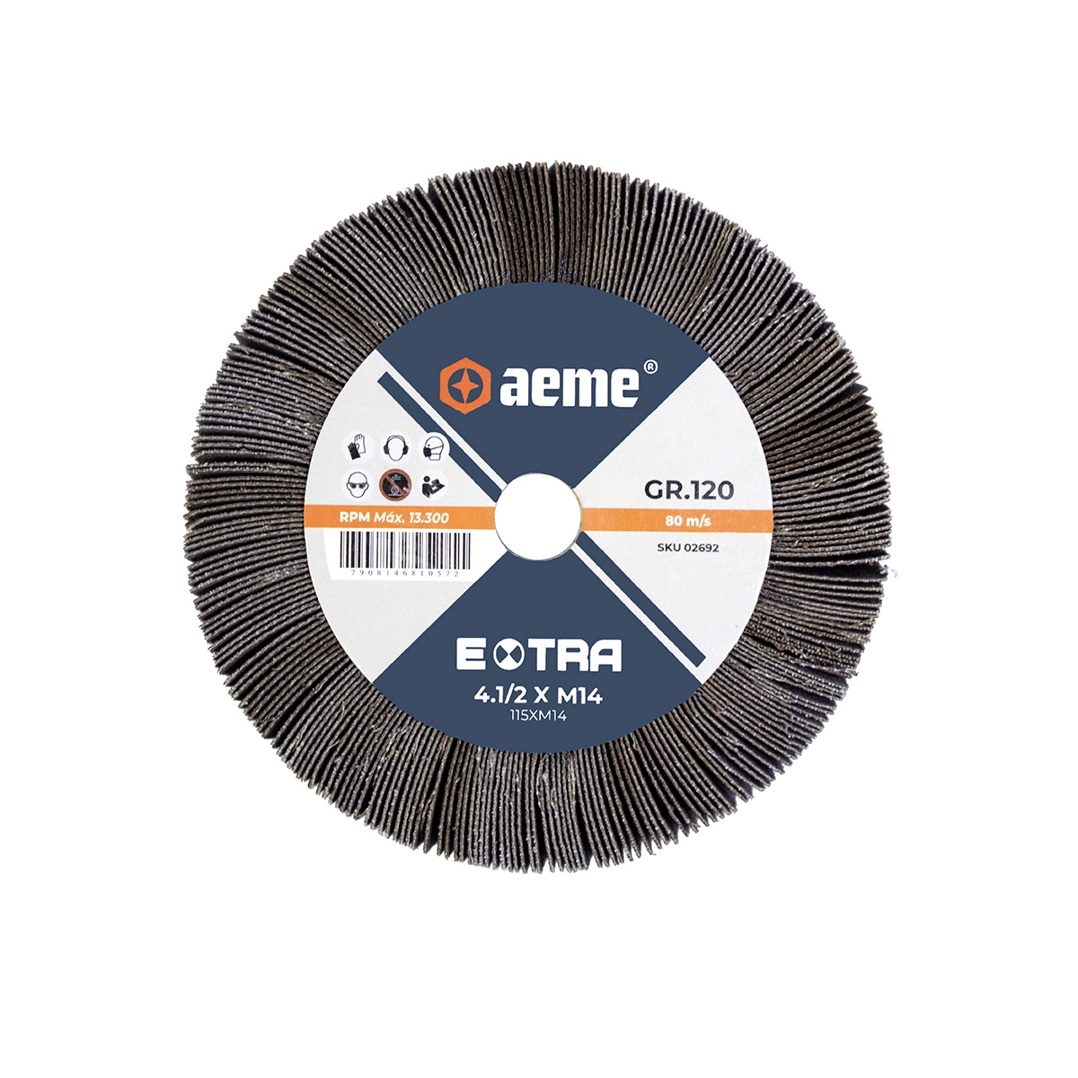 Roda De Lixa 115x20 M14 - 120