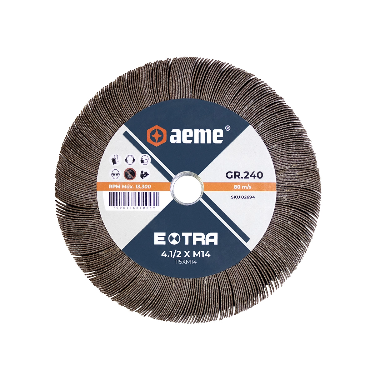 Roda De Lixa 115x20 M14 - 240