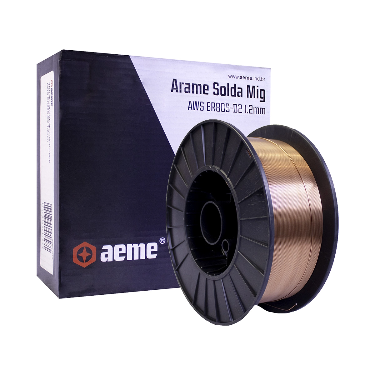 Arame Solda Mig Aeme Capa Er80s-d2 1.20mm 15kg