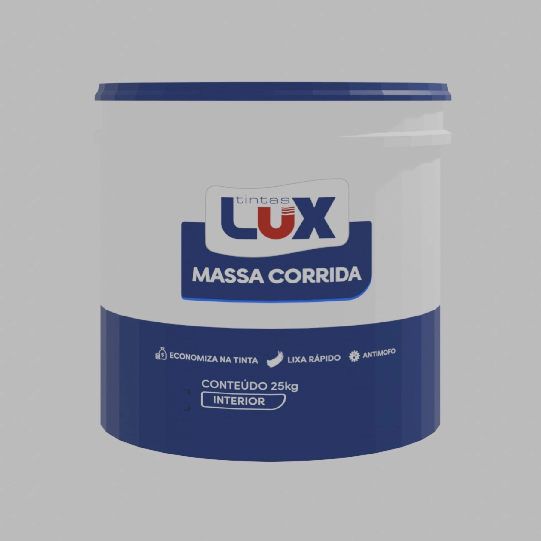 Massa Corrida Branca Lux 25Kg