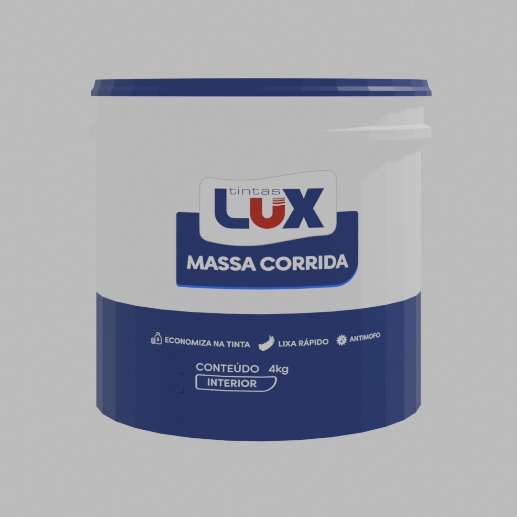 Massa Corrida Branca Lux 4,0Kg