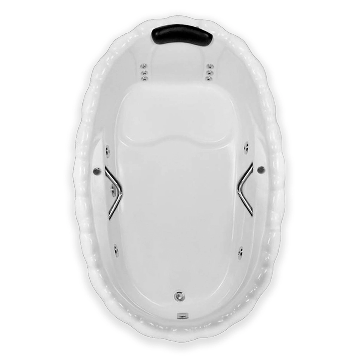 Banheira Lotus Individual COMPLETA com hidromassagem em acrílico | Só Banheiras